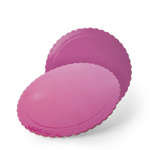 Semelle en carton Ronde Fuchsia 20cm