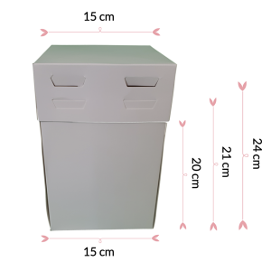 Boite à gâteau Réglable en hauteur 15cm