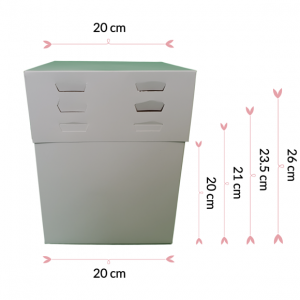 Boite à gâteau Réglable en hauteur 20cm