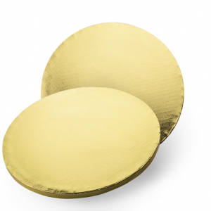 Cake Board épais Doré 25cm