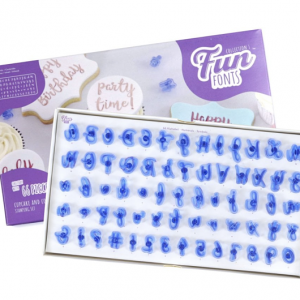 Embosseur Fun Fonts Lettres pour Cupcakes PME