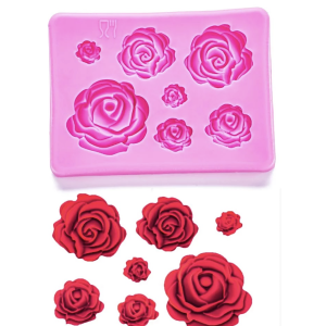 Moule silicone Roses