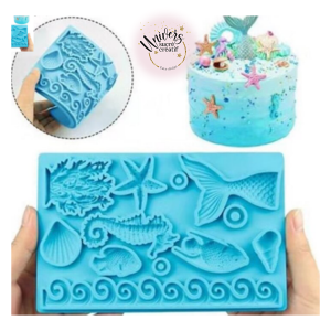 Moule Silcone Sirène Mer