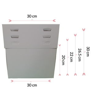 Boite à gâteau Réglable en hauteur 30cm