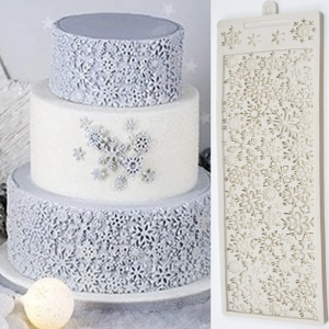 Moule Silicone Frise Flocons de neige